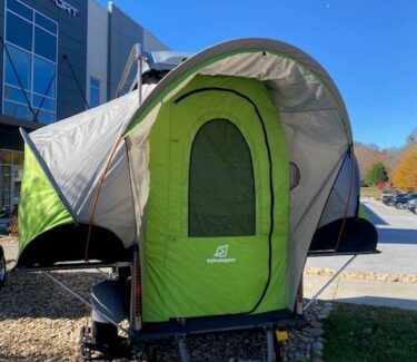 SylvanSport Optima tent trailer for outdoor adventures.