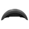 Durable black wheel fender for SylvanSport GO trailer.
