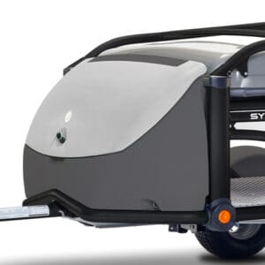 Replacement lid for SylvanSport GO trailer, light grey color.