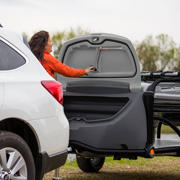 Replacement light grey lid for SylvanSport GO trailer. Easy to install and perfect for restoring you.