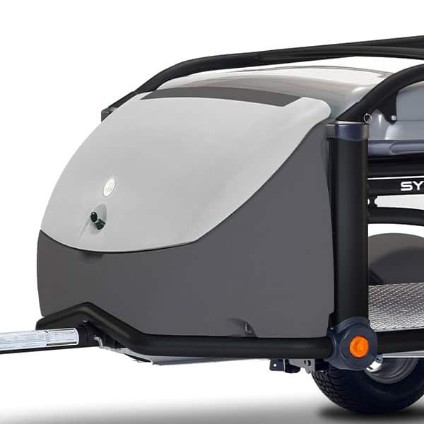 Replacement lid for SylvanSport GO trailer, light grey color.