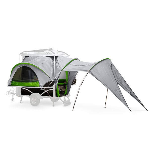 SylvanSport GO replacement tent with awning for outdoor camping and adventure.