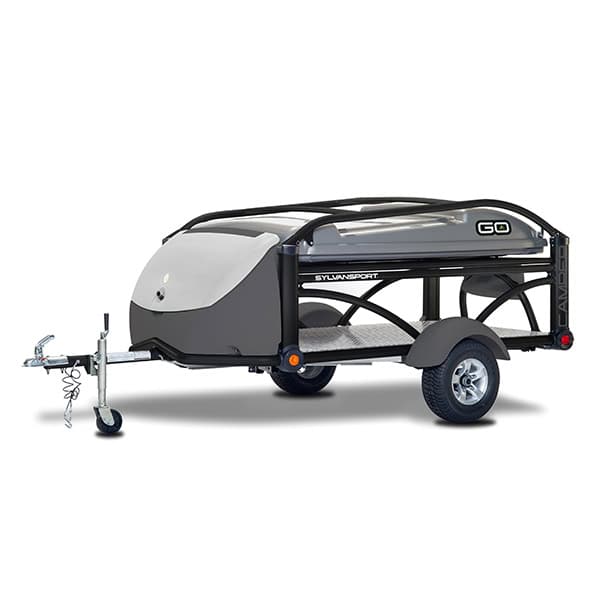 Compact SylvanSport GO pop-up camper for easy travel and outdoor adventures.