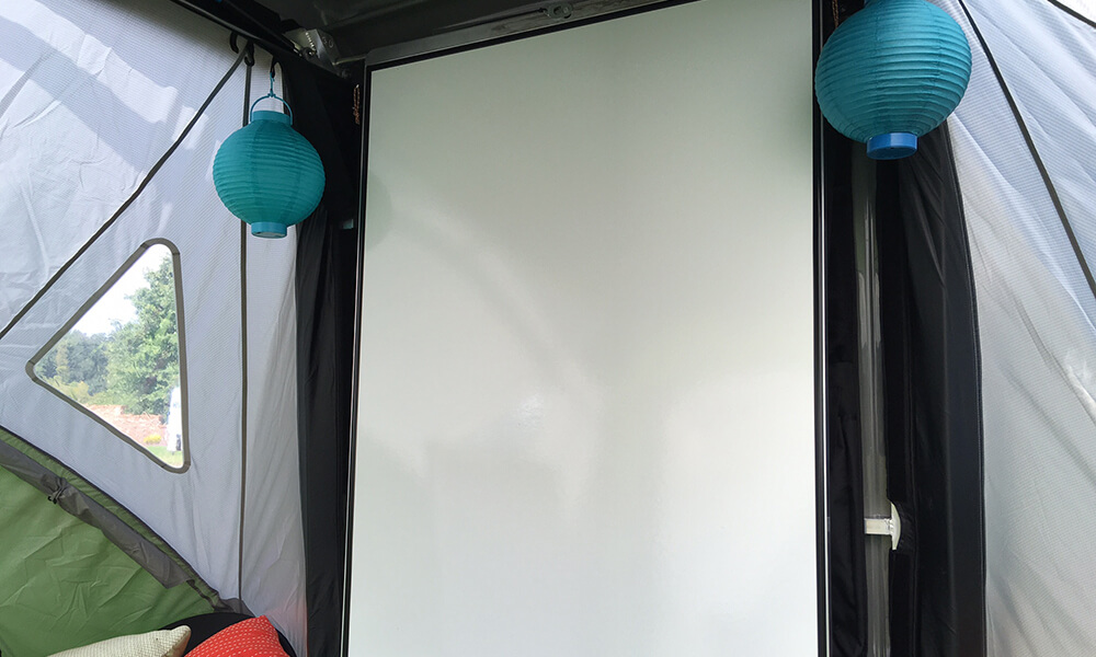 GO Bed/ Table Panel hanging on the wall
