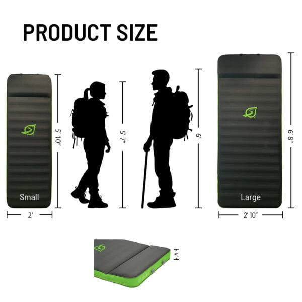 Self-Inflating Camping Mattress for Outdoor Adventures.