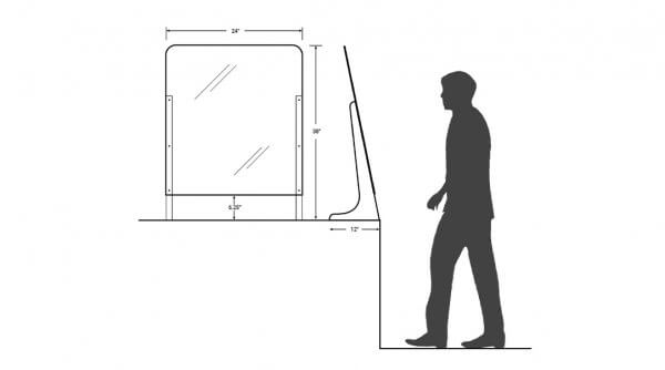 counter-guard-dimensions