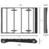 Durable DuraDeck platform for SylvanSport trailers, rugged and weather-resistant.