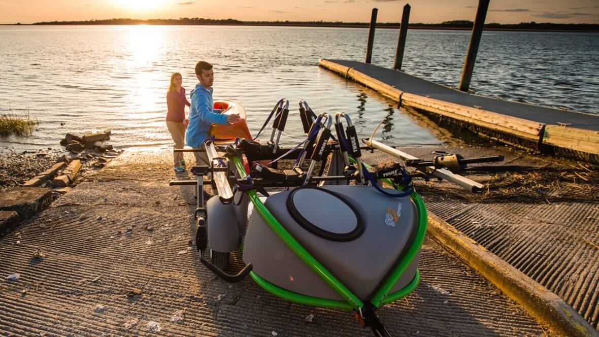 GO Easy family lake Cyber Month kayak