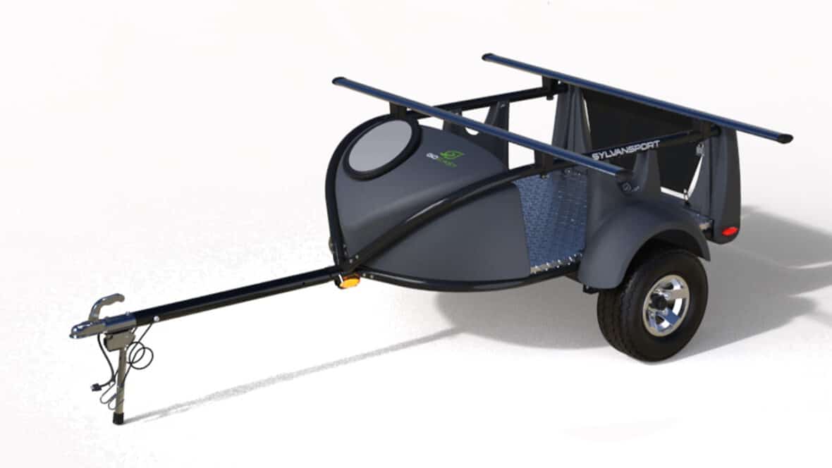 SylvanSport GO EASY kayak trailer designed for Optima kayak transport.