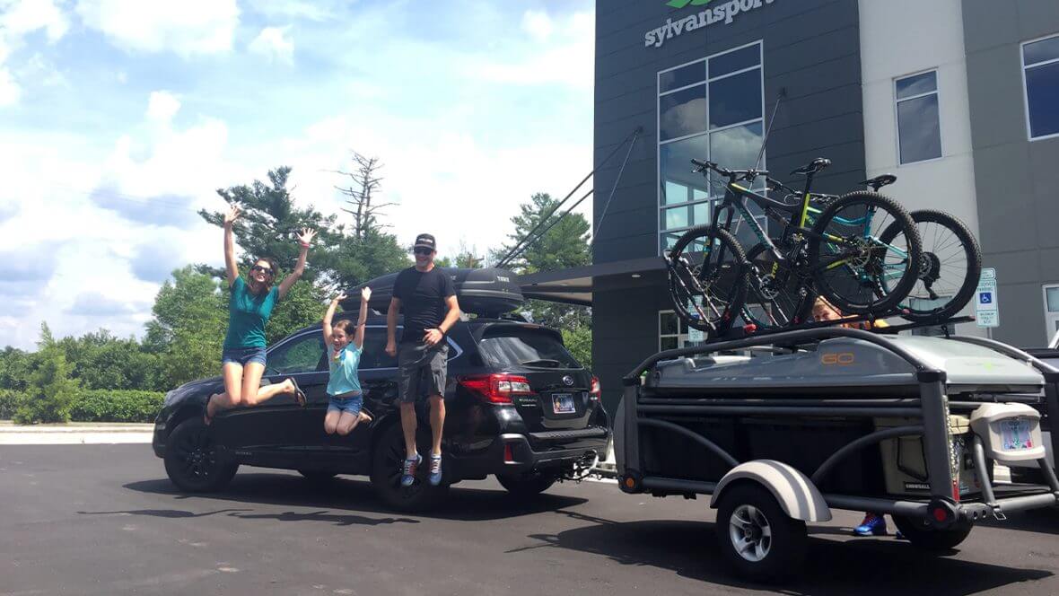 Family Camper Bikes Brevard NC