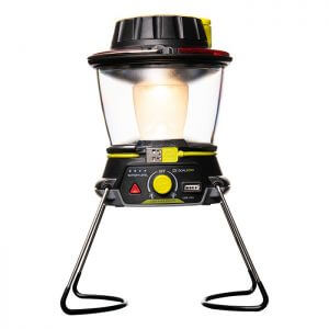 Goal Zero Lighthouse 600 Collapsible legs open front view studio photo