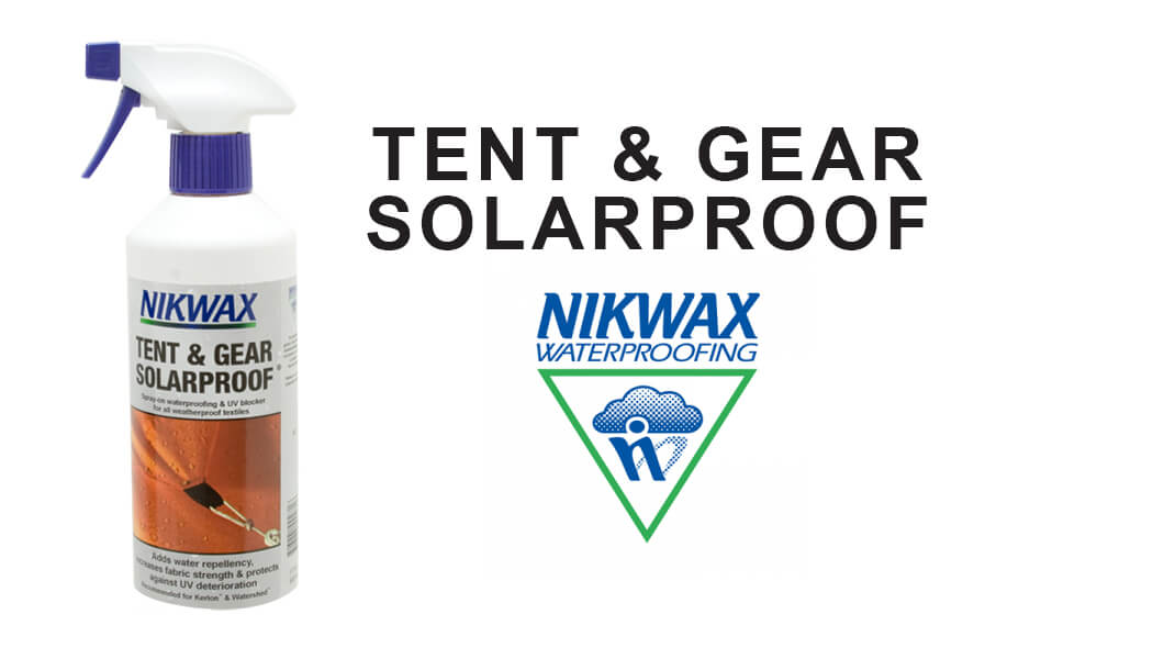 NikWax Tent Maintenance Kit studio photo