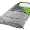 sleeping bag single 3/4view showing layers studio photo