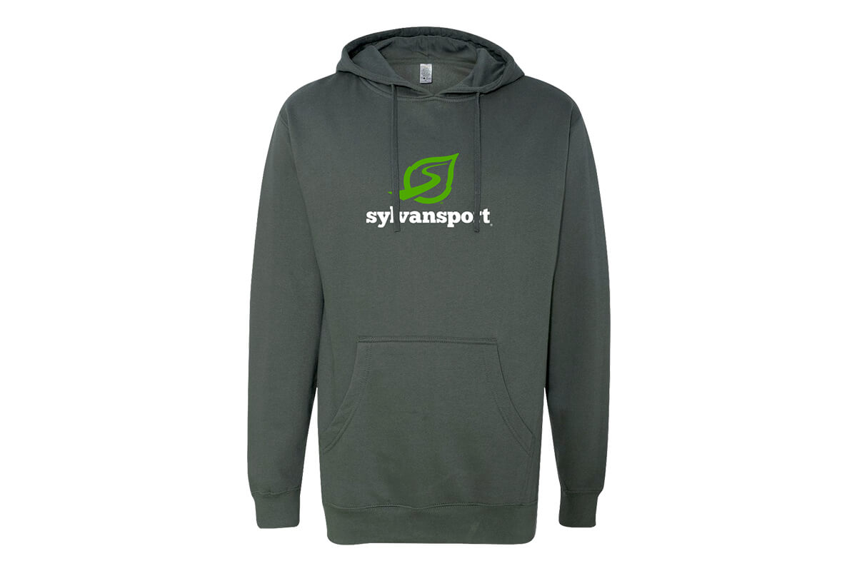 SylvanSport Logo Hoodie front view studio photo