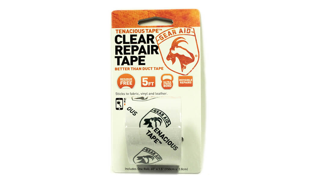 Clear repair tape studio photo