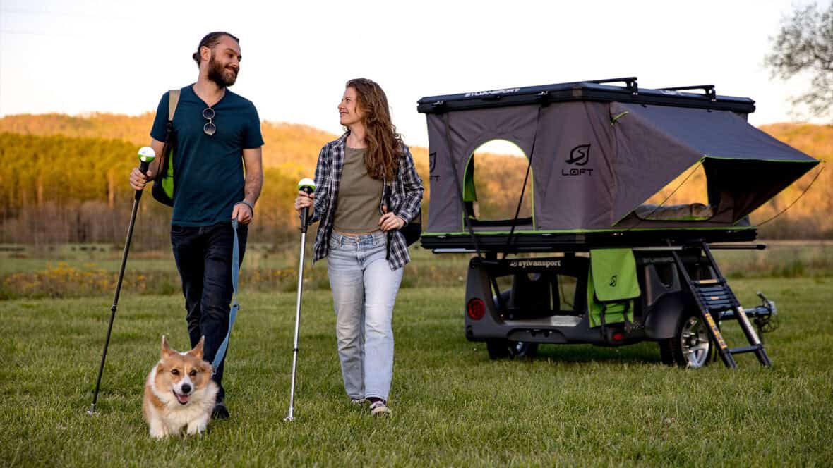 Compact SylvanSport TraiLOFT™ Micro Camper for outdoor adventures.