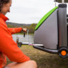 woman using Winch Handle