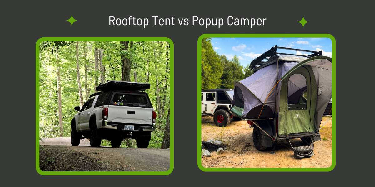 LOFT Rooftop Tent and GOAT campering trailer